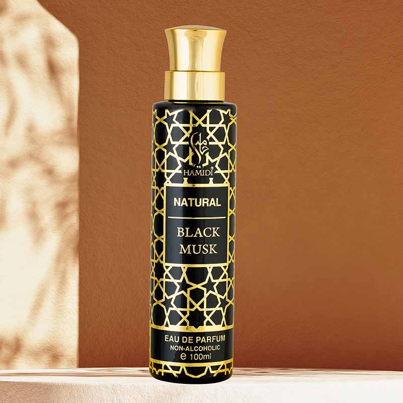 NATURAL BLACK MUSK WATER PERFUME 100ML - HAMIDI SERIES SERIES