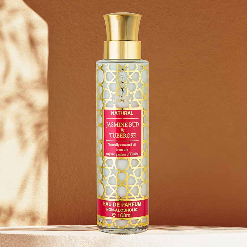 NATURAL JASMINE BUD & TUBEROSEWATER PERFUME 100ML - HAMIDI SERIES SERIES