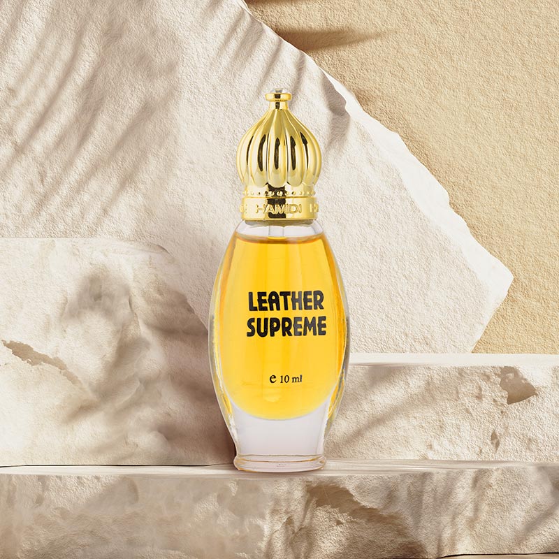 DELUXE COLLECTION LEATHER SUPREME CONCENTRATED PERFUME OIL ROLL ON -10ML