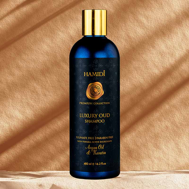HAMIDI SERIES LUXURY OUD SHAMPOO ARGAN OIL & KERATIN 480 ML