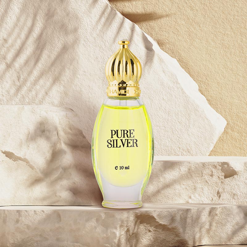DELUXE COLLECTION PURE SILVER CONCENTRATED PERFUME OIL ROLL ON -10ML